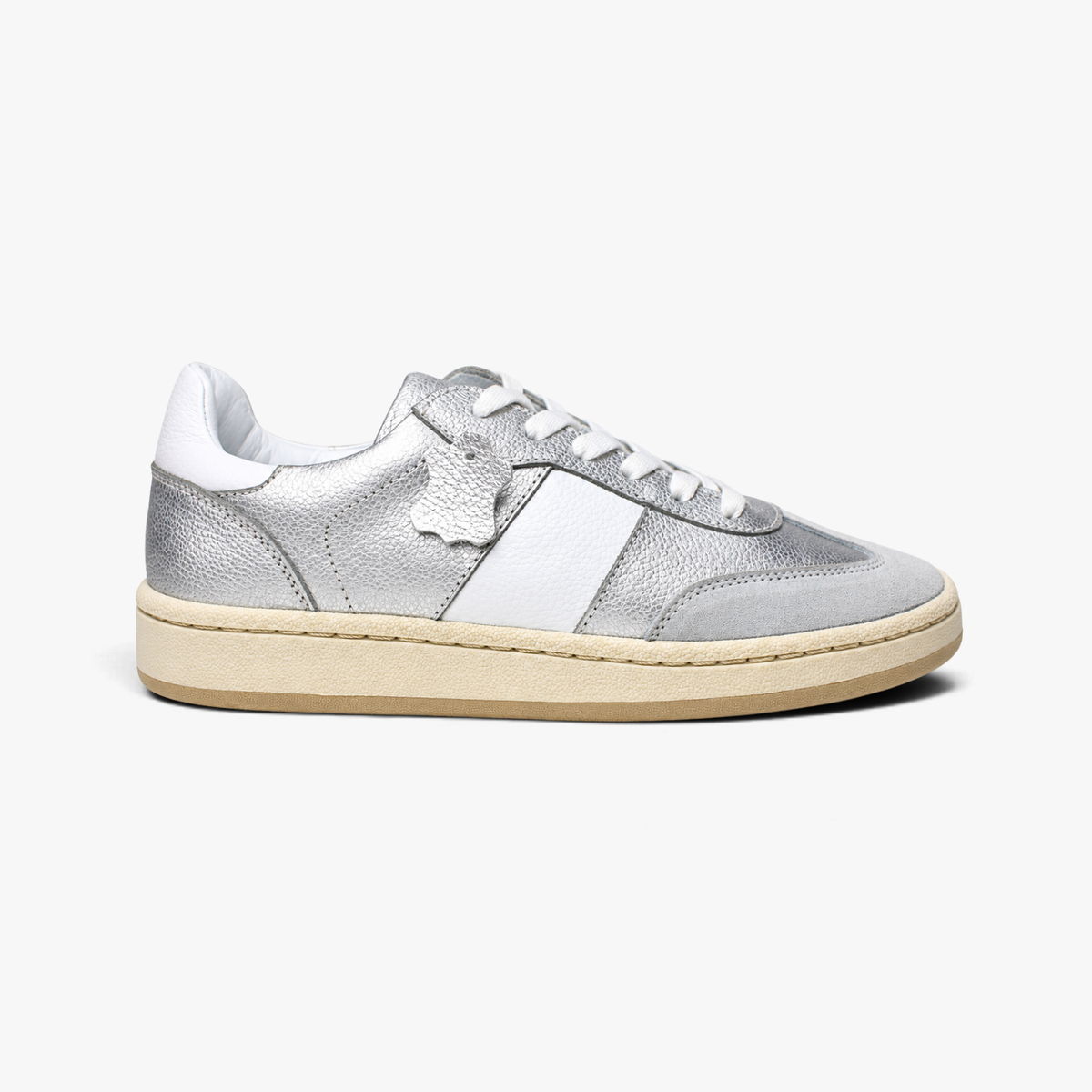 48011 Zapatilla Urbana Plateado Blanco