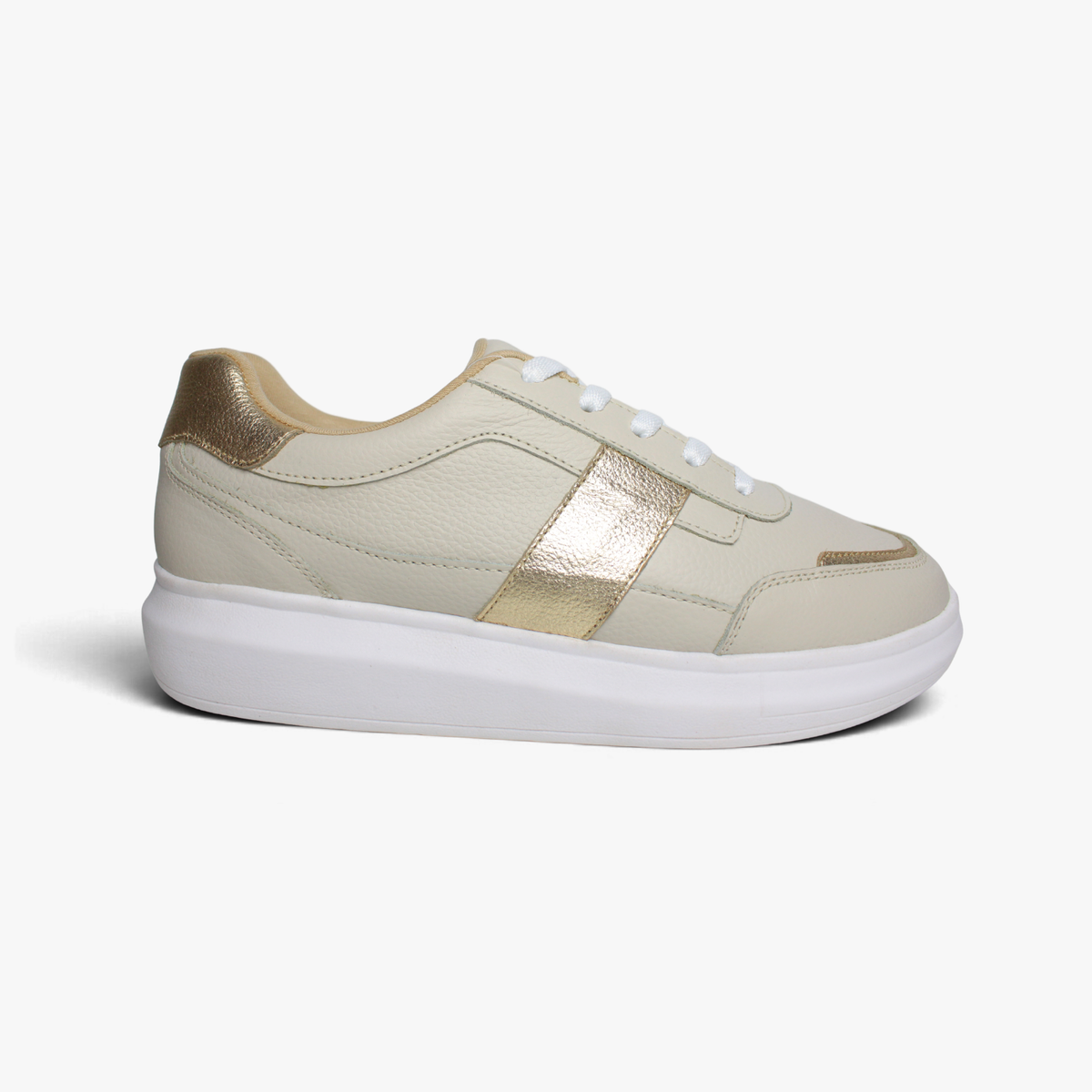 48011 Zapatilla Urbana Nude Dorado