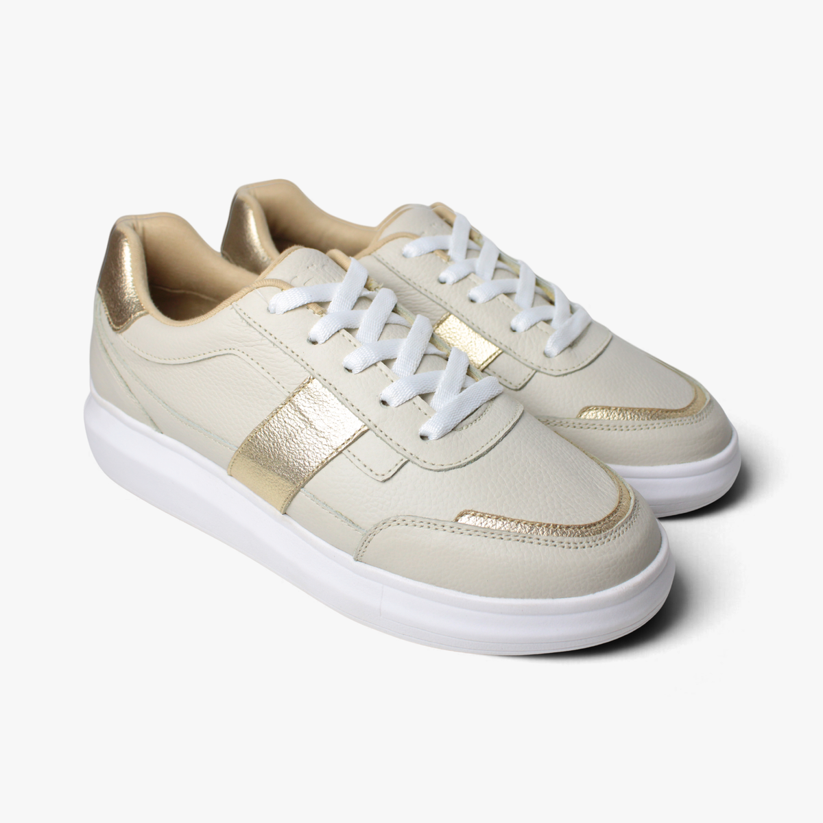 48011 Zapatilla Urbana Nude Dorado