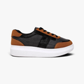 48005 Zapatilla Urbana Negro Camel